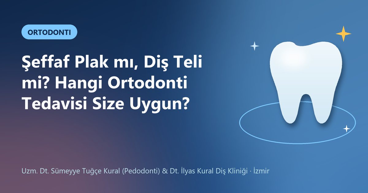Şeffaf Plak mı, Diş Teli mi? Hangi Ortodonti Tedavisi Size Uygun? – Kural Diş Kliniği blog kapak görseli